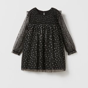 Little girl sparkly Zara dress size 2-3 years old